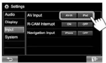JVC KWV215DBT - □ Instellen van voor weergave van een iPod/iPhone - 3