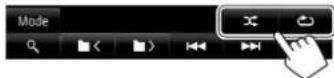 JVC KWV215DBT - □ Kiezen van de weergavefunctie - 1