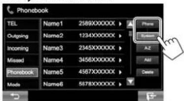 JVC KWV215DBT - Über Handys, die mit dem Phone Book Access Profile (PBAP) kompatibel sind - 1