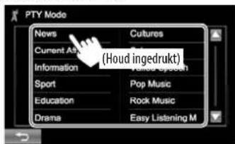 JVC KWV215DBT - ☐ Opzoeken van Radio Data Systeem FM-programma's—PTY zoeken - 2