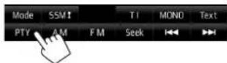 JVC KWV215DBT - ☐ Opzoeken van Radio Data Systeem FM-programma's—PTY zoeken - 1