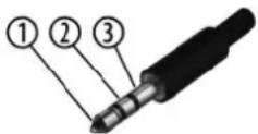 Harley Benton DB01SB - Fiche jack tripolaire en 3,5 mm (stéréo, asymétrique) - 1