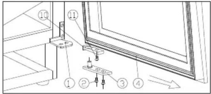 VESTFROST WFG 32 - Change of hinge side - WFG45 - 1
