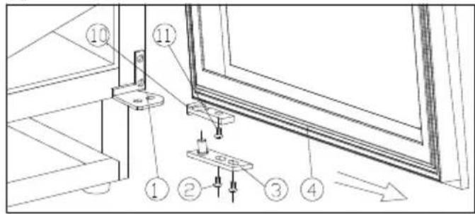 VESTFROST WFG 32 - Inversion du sens d'ouverture de la porte - WFG45 - 1