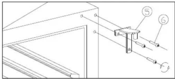 VESTFROST WFG 32 - Inversion du sens d'ouverture de la porte - WFG45 - 3