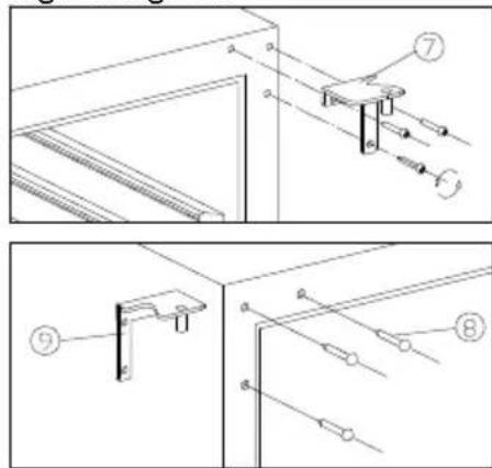 VESTFROST WFG 32 - Change of hinge side - WFG32 - 4