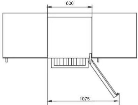 VESTFROST FZ 369 W - Schrank in Draufsicht - 1
