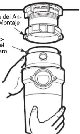 GE GFC720N - ADHESION A LA BRIDA DEL LAVABO - 1