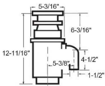 GE GFC320N - DIMENSIONS - 1
