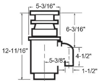 GE GFC320N - DIMENSIONS - 1