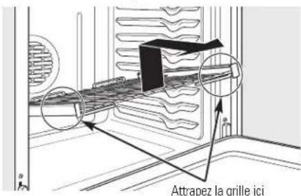 GE Profile PT920SMSS - Pour retirer la grille : - 2