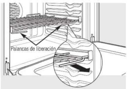 GE Profile PT920SMSS - Para quitar la parrilla: - 1