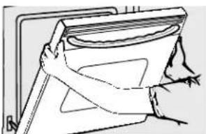 GE Profile PT920WMWW - To replace the door: - 2