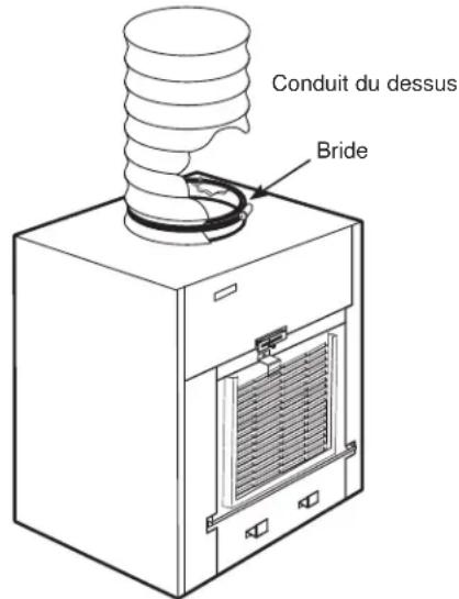 GE AZ90E09D5C - Raccordement du conduit de dessus - 2