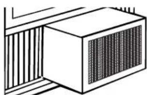 GE AEW08LN - Serpentins extérieurs - 1
