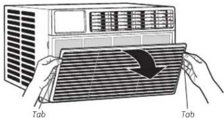 GE AEW08LN - To remove: - 2