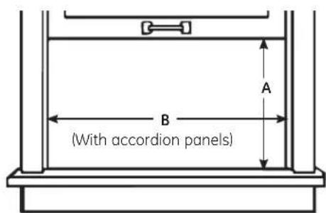 GE AEW08LN - WINDOW REQUIREMENTS - 1