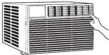 GE AEW08LN - Dirección del aire - 1