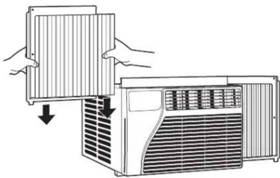 GE AEW08LN - PREPARE EL ACONDICIONADOR DE AIRE (cont.) - 1
