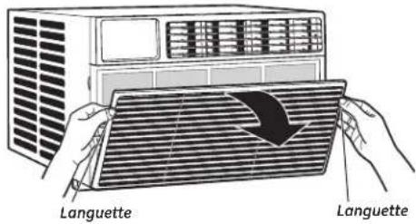 GE AEW08LN - Pour retirer: - 2