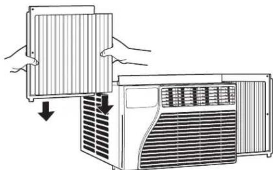 GE AEW08LN - PREPARE THE AIR CONDITIONER (cont.) - 1