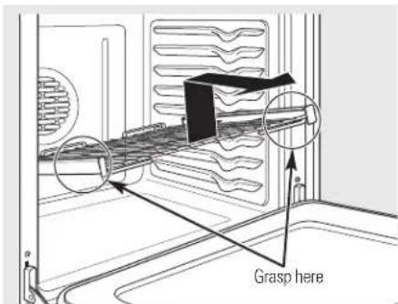 GE Profile PT960DPBB - To remove the rack: - 2