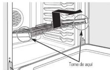 GE Profile PT920SPSS - Para quitar la parrilla: - 2