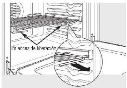 GE Profile PT920SPSS - Para quitar la parrilla: - 1