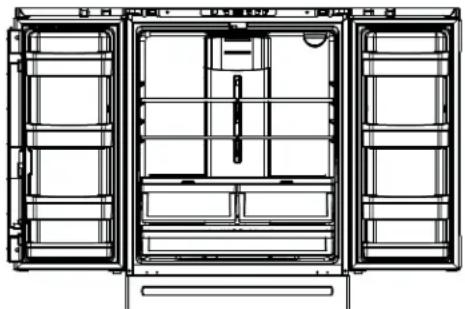 GE GBE21DSKSS - Ensemble sugerido del refrigerador (cont.) - 1