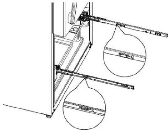 GE GBE21DSKSS - REINSTALL FREEZER DRAWER FRONT - 1