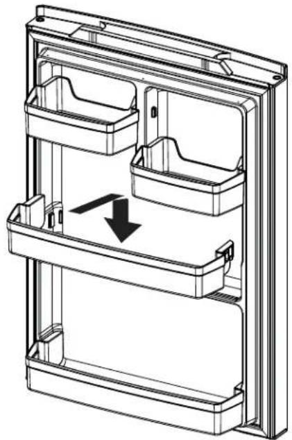 GE GBE21DSKSS - Balconnets 4 litres non régibles (non régibles) - 1