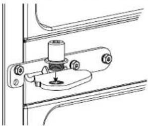 GE GBE21DSKSS - Reinstallation des supports de charnière et des charnières centraux - 3
