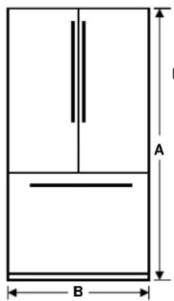 GE GBE21DSKSS - DIMENSIONES DEL ELECTRODOMÉSTICO - 5
