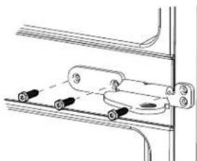 GE GBE21DSKSS - Reinstallation des supports de charnière et des charnières centraux - 2