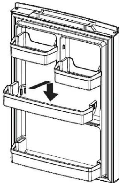 GE GBE21DSKSS - Non-Adjustable Gallon Door Bins (on some models) - 2