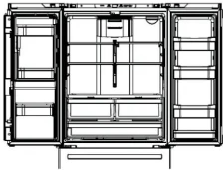 GE GBE21DSKSS - Ensemble sugerido del refrigerador (cont.) - 6