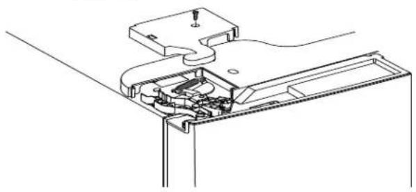 GE GBE21DSKSS - Raccrochage de la porte GAUCHE (suite) - 4