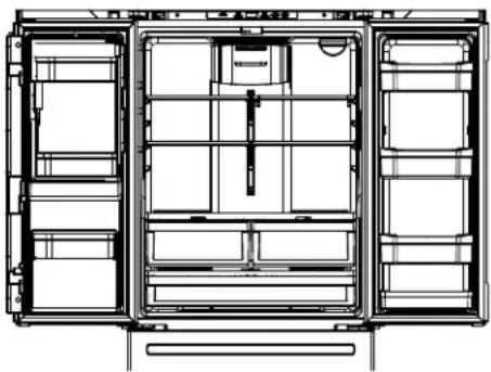 GE GBE21DSKSS - Ensemble sugerido del refrigerador (cont.) - 5