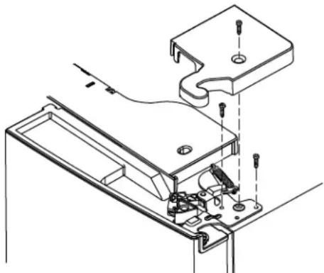 GE GBE21DSKSS - REMOVING RIGHT DOOR - 1