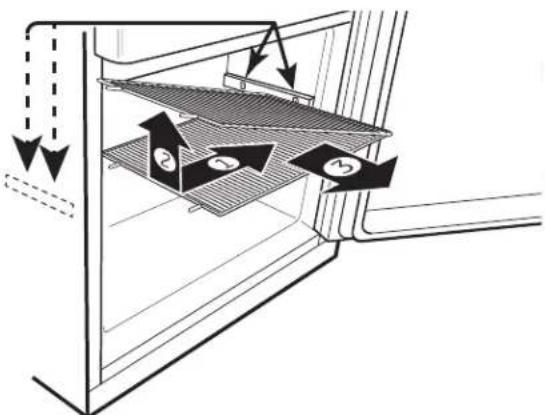GE GBE21DSKSS - Fixed Shelf Removal - 1