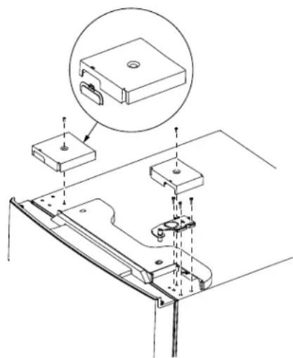 GE GBE21DSKSS - REMOVE THE REFRIGERATOR DOORS (Cont.) - 1