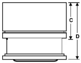 GE GBE21DSKSS - DIMENSIONES DEL ELECTRODOMÉSTICO - 2