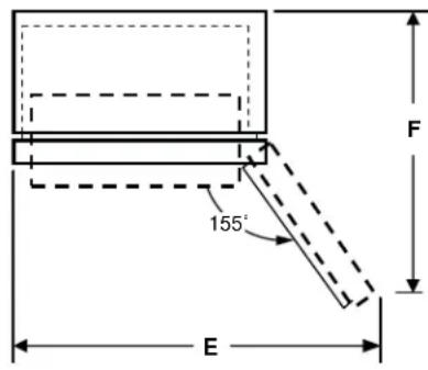 GE GBE21DSKSS - DIMENSIONES DEL ELECTRODOMÉSTICO - 3