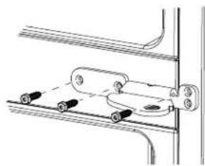 GE GBE21DSKSS - REMOVING CENTER HINGES AND BRACKETS - 4
