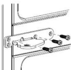 GE GBE21DSKSS - REINSTALLING CENTER HINGE BRACKETS AND HINGES - 1