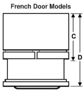 GE GBE21DSKSS - APPLIANCE DIMENSIONS - 6
