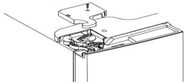 GE GBE21DSKSS - REMOVING LEFT DOOR (cont.) - 1