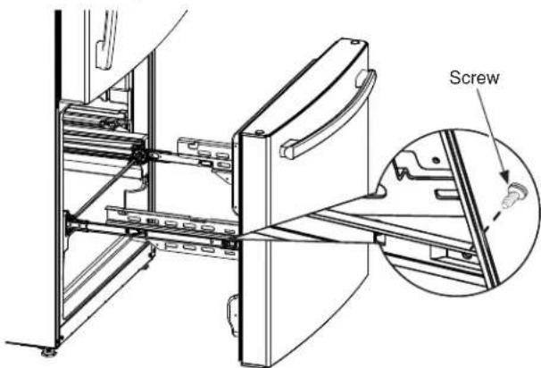 GE GBE21DSKSS - REMOVE THE DRAWER FRONT - 1