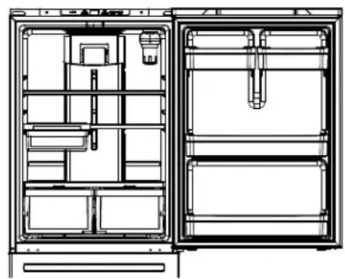 GE GBE21DSKSS - Ensemble sugerido del refrigerador (cont.) - 2