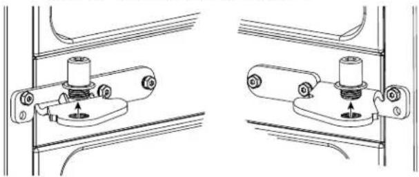GE GBE21DSKSS - Enlèvement des charnières et supports centraux - 1